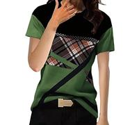 Basic Tops Women Women's Waffle Knit Tunic Knot Tie Blouse Long Sleeve Tops V-Neck Casual Loose Bat Wing Shirts Tunic Tops for Women UK Winter T-Shirts (Green, L)