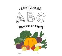 Basic Vegetables tracing Letters