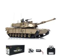 Basic Ver Henglong 1/16 TK7.0 Plastic M1A2 Abrams RC Tank 3918 Steel Gear Box Barrel Recoil