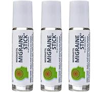 Basic Vigor Migrastil Migraine Stick 3-Pack Natural Migraine Roll-on. Made in The USA with Peppermint, Spearmint and Lavender Essential Oils. (Regular Strength)