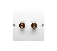 BASIC White Speaker Outlet Hi-Fi 1x