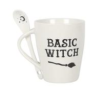 Basic Witch Ceramic Mug and Spoon Set