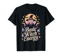 Basic Witch Energy Halloween Magic Vibe T-Shirt