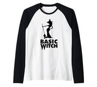 Basic Witch Raglan Baseball Tee