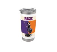 Basic Witch Retro Pinup Halloween Costume Party Stainless Steel Insulated Tumbler