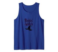 Basic Witch: Spellbinding Charm for Halloween Enthusiasts Tank Top, Men, Royal Blue, M