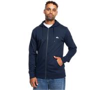 Basic Zip Hoodie in Navy Blazer