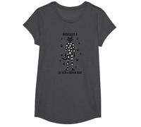 Basically A Cat with A Human Body Feline Fusion T-Shirt, Girls, Dark Heather Grey, XS