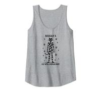 Basically A Cat with A Human Body Feline Fusion Tank Top, Women, Heather Grey, XXL