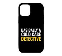 Basically A Cold Case Detective True Crime Podcast Listener Case for iPhone 12/12 Pro