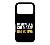 Basically A Cold Case Detective True Crime Podcast Listener Case for iPhone 17 Pro