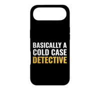 Basically A Cold Case Detective True Crime Podcast Listener Case for iPhone Air