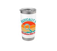 Basically A Detective Private Detective Stainless Steel Insulated Tumbler