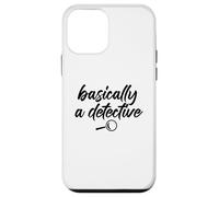BASICALLY A DETECTIVE True Crime Fan Funny Mystery Meme Case for iPhone 12 mini