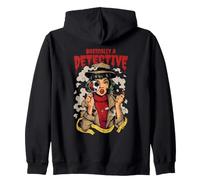 Basically A Detective True Crime Women Sleuth Zip Hoodie