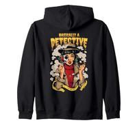 Basically A Detective True Crime Women Sleuth Zip Hoodie