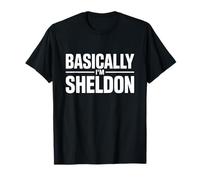 Basically I'm Sheldon Neurodivergent Autism ADHD Humor T-Shirt