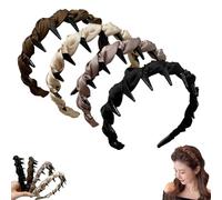 Basically Retro High Skull Pearl Headband,2025 New Vintage High Cranium Artificial Pearl Hairband for Women Girls Classic Retro Hair Accessories for Weddings,Parties,Night Out,Daily Wear (C, one size)