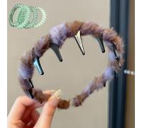 Basically T Headband, Basically Retro High Skull Pearl Headband, Vintage High Cranium Artificial Pearl Hairband, Women's Fashion Non-slip Headbands for Subtly Lifts and Enhances Your Hairline (22, 1)