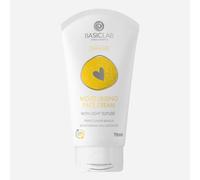BasicLab Dermocosmetics Moisturising Face Cream 75 ml for Women and Men, for Adults and Children, for Sensitive Normal Combination Skin, Good Under Make-up, Light Consistency
