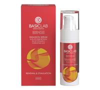 Basiclab Emulsion serum with 0,3% pure retinol, 3% witamic C and coenzyme Q10. Reneval & stimulation 30ml
