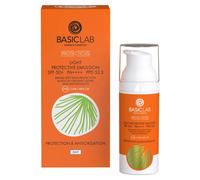 BasicLab Protectine SPF 50 Fafe and Body Emulsion, Tinted Cream All Skin Types