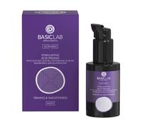 Basiclab Stimulating acid peeling with glycolid acid 8%, lactobionic acid 4%, resveratrol and glutathione. Firming and smoothness 30ml