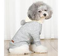 BasicM Cotton Dog Winter Coat Warm Pet Sweater for Chihuahua Pomeranian (M)