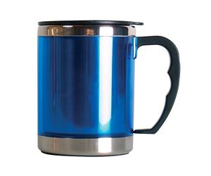 BasicNature Thermal mug-563005 Thermal Mug Blue 0,42 L