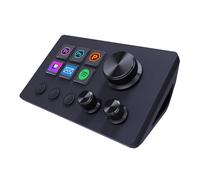 Basicolor Streaming Macro Keyboard Stream Controller Deck Gaming Keyboard with Customizable 6 LCD Shortcut Keys, 3 Keys and 3 Buttons, Trigger Actions in OBS/Twitch/YouTube, Windows 10
