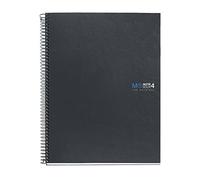 Basicos MR 2108 - Notebook, 4 Colours, Graphite A4, 160 Sheets, Smooth