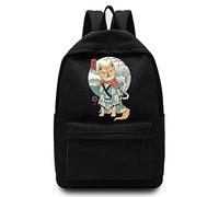 Basics Backpack/Daypack with Padded Shoulder Straps, Side Pockets Hiking Daypack Walking Rucksack Foldable Camping for Water Bottle and Laptop Sleeve, (Akita Dog)
