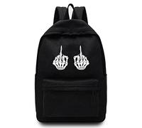 Basics Backpack/Daypack with Padded Shoulder Straps, Side Pockets Hiking Daypack Walking Rucksack Foldable Camping for Water Bottle and Laptop Sleeve, (Hand Bone)