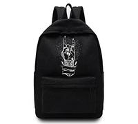 Basics Backpack/Daypack with Padded Shoulder Straps, Side Pockets Hiking Daypack Walking Rucksack Foldable Camping for Water Bottle and Laptop Sleeve, (Hand Rock)