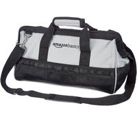 Basics Durable Wear-Resistant Tool Storage Bag with Adjustable Shoulder Strap,