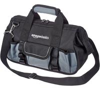 Basics Durable Wear-Resistant Tool Storage Bag with Adjustable Shoulder Strap,