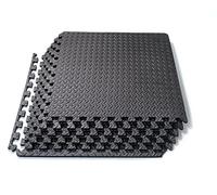 Basics Hardware Interlocking Puzzle Wood Mat (Black, 2,2 m²)