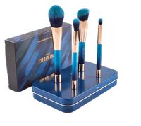 Basics Magnetic Makeup Brushes Pony Effect Blue 4 pcs