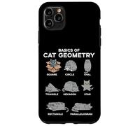 Basics Of Cat Geometry Funny Kitten Kitty Math Men Women Kid Case for iPhone 11 Pro Max
