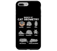Basics Of Cat Geometry Funny Kitten Kitty Math Men Women Kid Case for iPhone 7 Plus/8 Plus