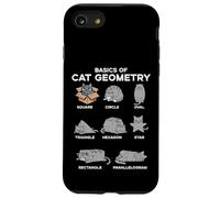 Basics Of Cat Geometry Funny Kitten Kitty Math Men Women Kid Case for iPhone SE (2020) / 7/8
