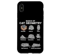 Basics Of Cat Geometry Funny Kitten Kitty Math Men Women Kid Case for iPhone XS Max