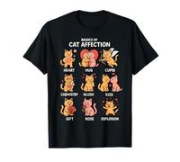 Basics of Cat Love Funny Cat Gifts for Dad Mom Kids T-Shirt