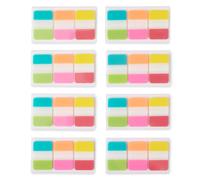 Basics Rectangular Tabs, 1 inch in Wide, 480 Pieces, Assorted Colors, 8