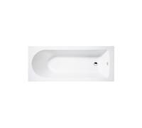 Basics Single Ended Straight Bath 400x1700x700mm - White