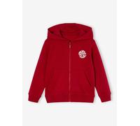 Basics Zipped Jacket with Hood for Boys red