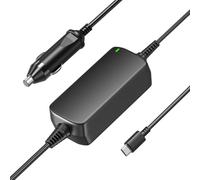 Basicvolt 12V/24V 100W 90W 65W Car Laptop Charger USB C for HP Dell Acer Asus Lenovo Thinkpad Toshiba Samsung Sony and All Type-C Devices Power Adapter