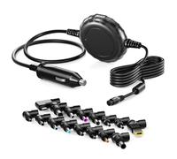 Basicvolt 12V/24V Car Laptop Charger, 90W 65W Laptop Car Power Adapter Universal for HP Dell Acer Asus Lenovo Thinkpad Toshiba Samsung Sony with 16 Tips, USB C Included.