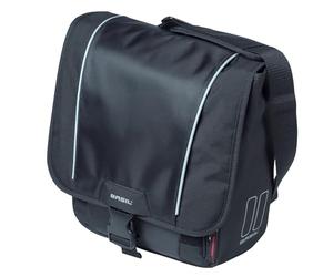 BASIL 291053var-a2 - waterproof rear bicycle bag hand shoulder strap closure click sport design comm COLOR BLACK