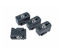 Basil B.V. Unisex - Adult 2128216810 Basket Attachment Set, Basket Fastening Kit, Black, One Size
